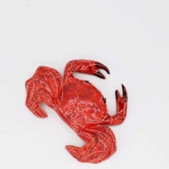 Crabe en céramique - Rouge