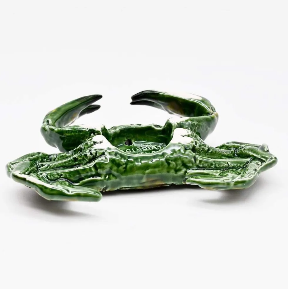 Crabe en céramique - Vert