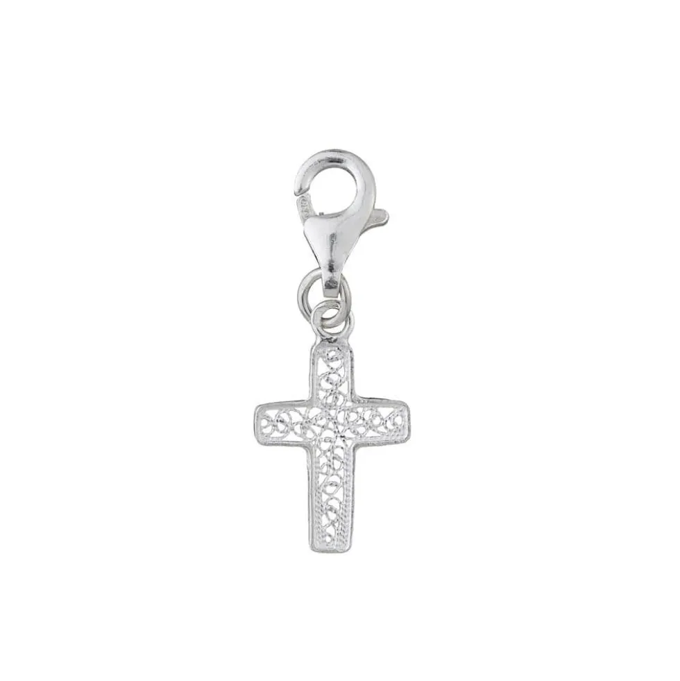 Cruz I Charm en argent