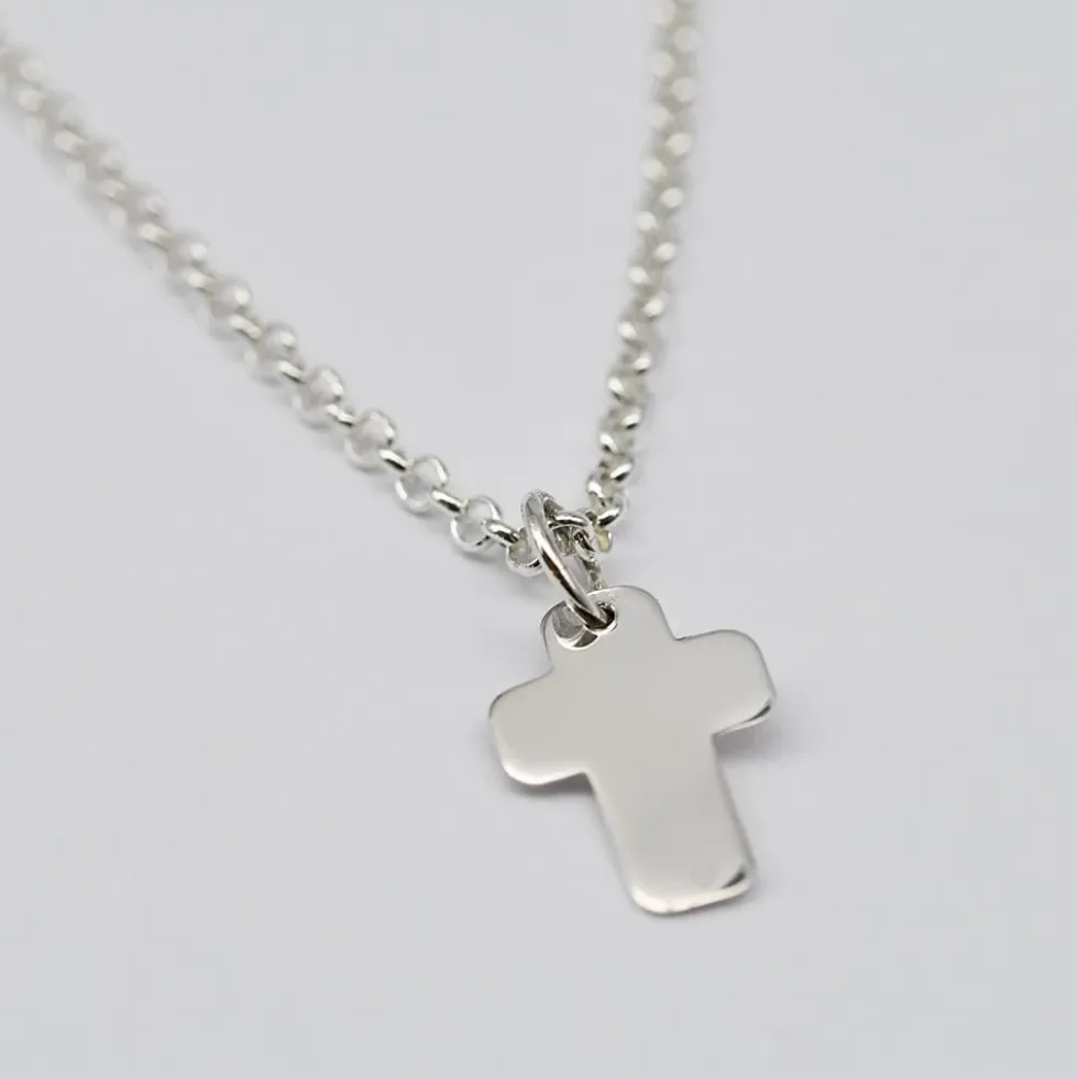 Cruz I Charm en argent