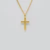 Cruz I Collier en argent doré
