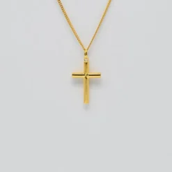 Cruz I Collier en argent doré