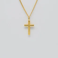 Cruz I Collier en argent doré