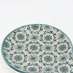 Cuillère de service en céramique "Padrão" - Verte