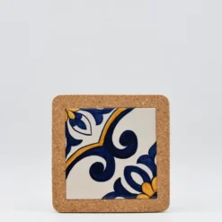 Dessous de plat en liège et céramique 