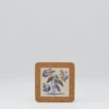 Dessous de plat en liège et céramique "Pássaros" 15cm - 7 motifs