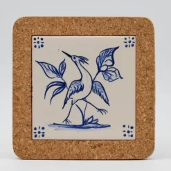 Dessous de plat en liège et céramique