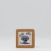 Dessous de plat en liège et céramique "Flores" 15cm - 8 motifs