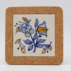 Dessous de plat en liège et céramique 