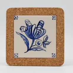 Dessous de plat en liège et céramique 