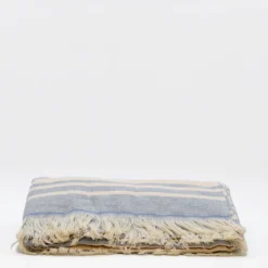 Drap de plage portugais en coton - Bleu