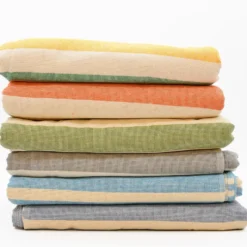 Drap de plage portugais en coton - Turquoise