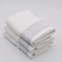 Essuie-mains à parements gris - Lot de 3