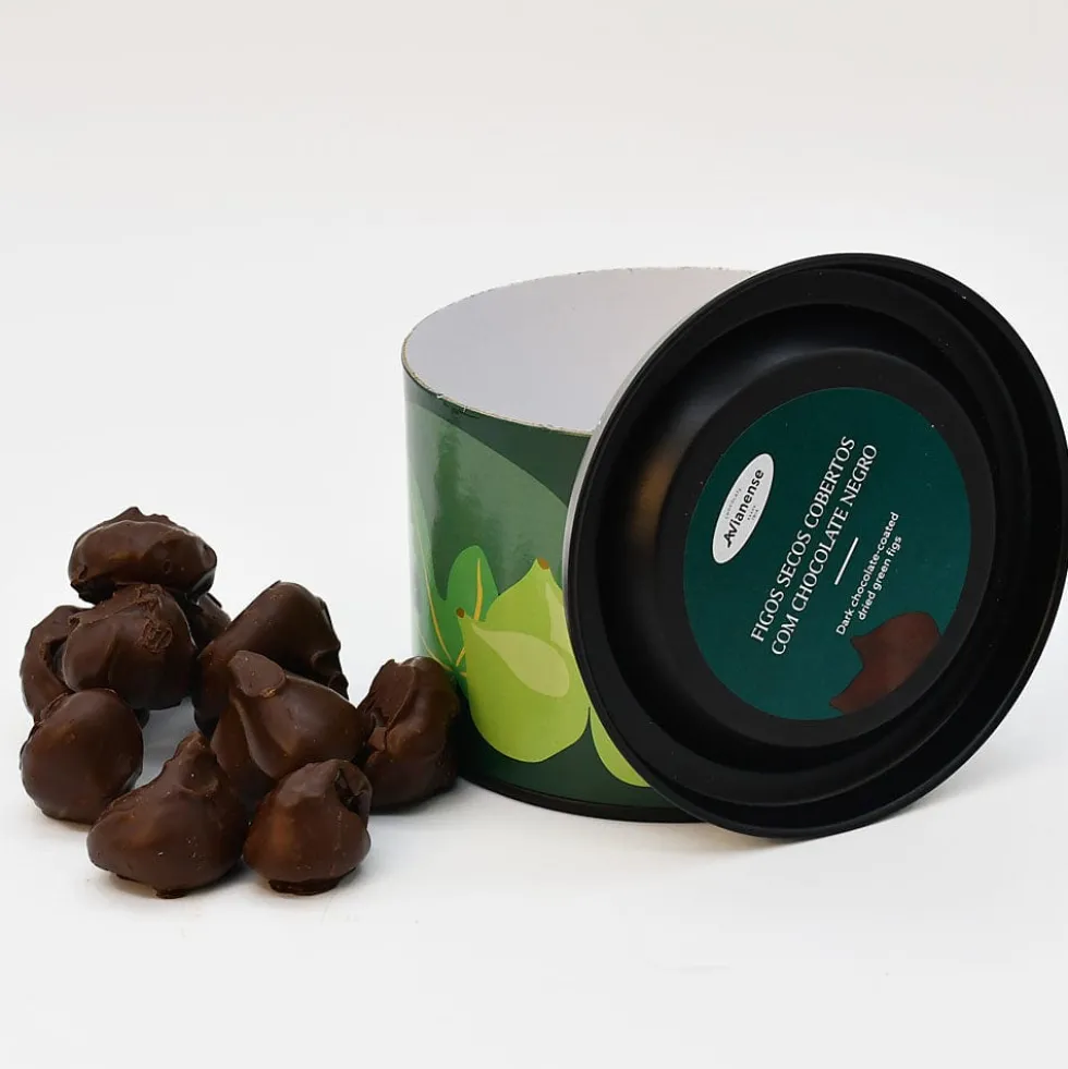 Figues enrobées de chocolat noir