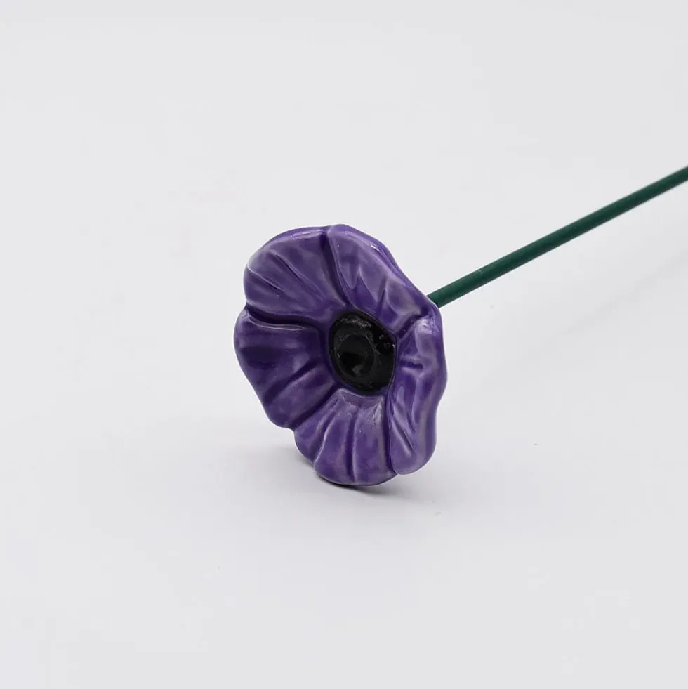 Fleurs et papillons artificiels en céramique