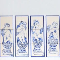 Fresque d'azulejos "Anjo Barroco"- 4 modèles