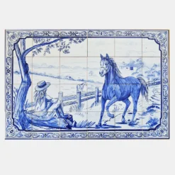 Fresque d'azulejos 90x60cm
