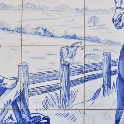 Fresque d'azulejos 90x60cm