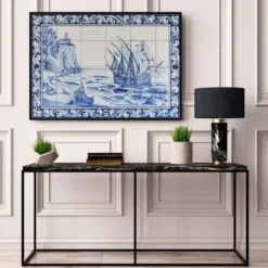 Fresque d'azulejos 90x60cm