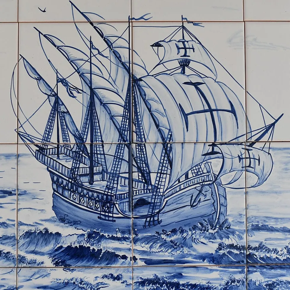 Fresque d'azulejos 90x60cm