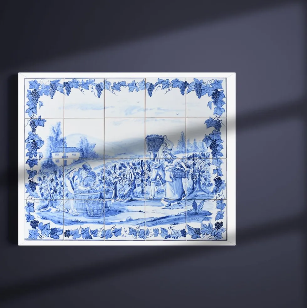 Fresque d'azulejos 75x60cm