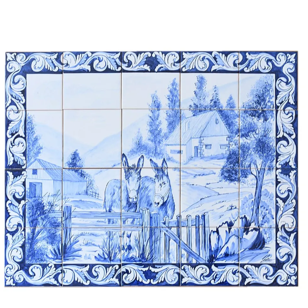 Fresque d'azulejos 75x60cm