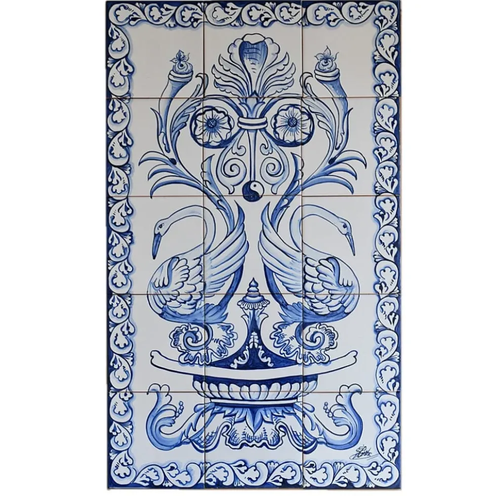 Fresque d'azulejos 75x45cm