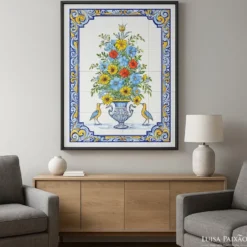 Fresque d'azulejos 90x60cm