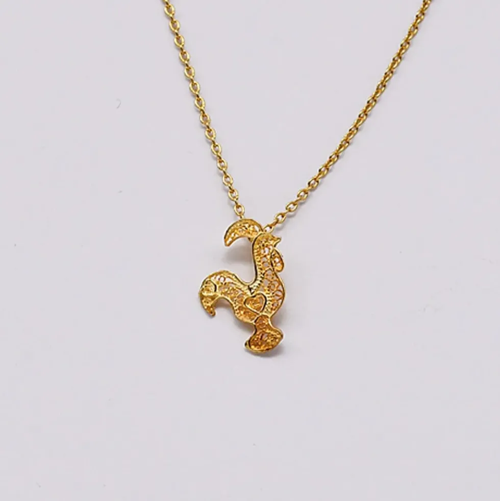 Galo I Collier en argent doré