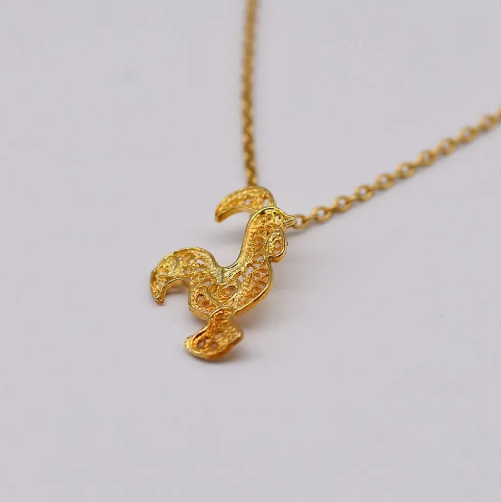 Galo I Collier en argent doré