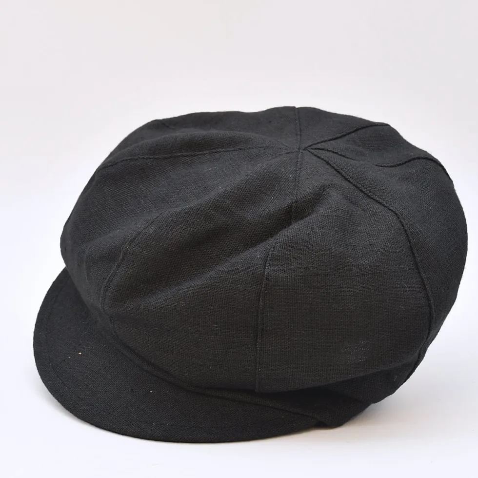 Gavroche en lin - Noir