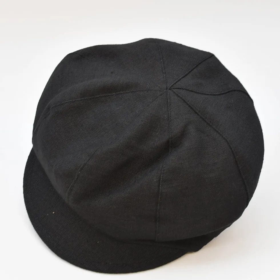 Gavroche en lin - Noir