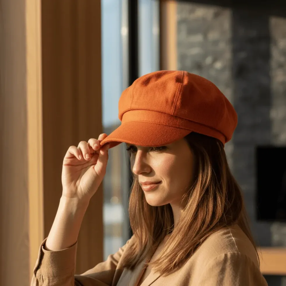 Gavroche en lin - Orange