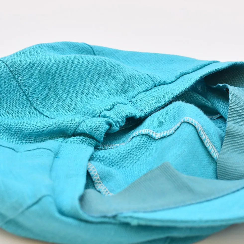 Gavroche en lin - Turquoise