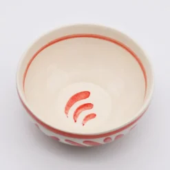 Grand bol en céramique "Andorinha" - Rouge