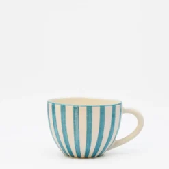 Grande tasse rayée 