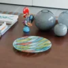 Grand plat en verre fusionné "Marinha Grande"