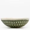 Grand saladier "Renda" vert - 25cm