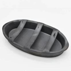 Grille Chouriço en terre cuite noire de Bisalhães - 27cm