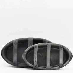 Grille Chouriço en terre cuite noire de Bisalhães - 27cm