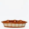 Grille Chouriço rayé "Costa Nova Mar" - Moka
