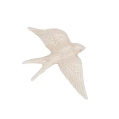 Hirondelle de Caldas da Rainha en céramique blanche