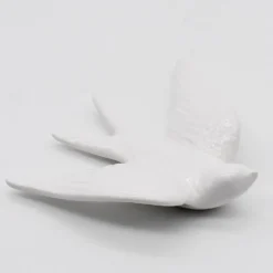 Hirondelle en céramique - Blanche