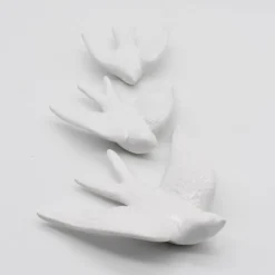 Hirondelle en céramique - Blanche