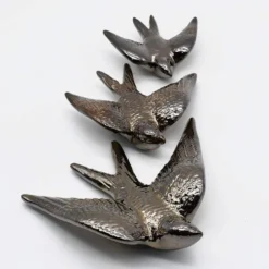 Hirondelle en céramique - Bronze