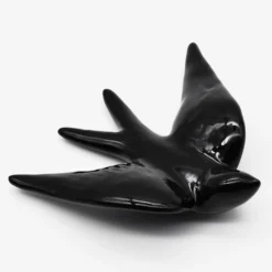 Hirondelle en céramique - Noire