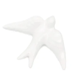 Hirondelle lisse en céramique blanche