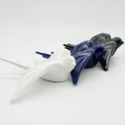 Hirondelle lisse en céramique blanche