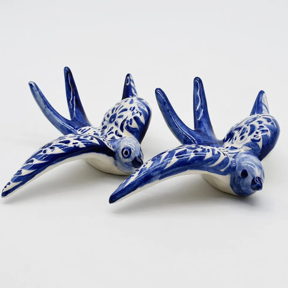 Hirondelles en céramique de Coimbra