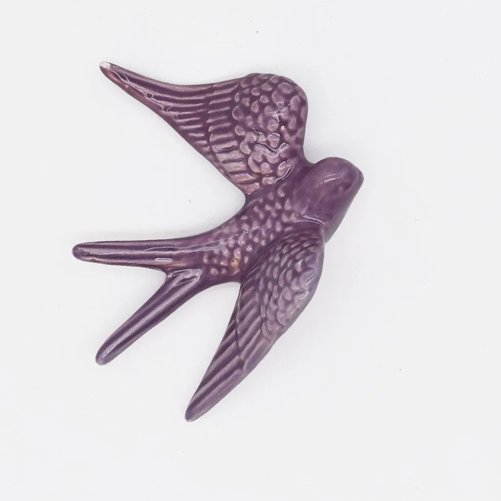 Hirondelles moyennes en céramique 11cm - 20 couleurs